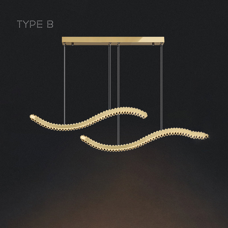 BERTOLDA W DUO Long lighting fixture