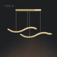 BERTOLDA W DUO Long lighting fixture