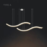 BERTOLDA W DUO Long lighting fixture