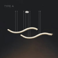 BERTOLDA W DUO Long lighting fixture