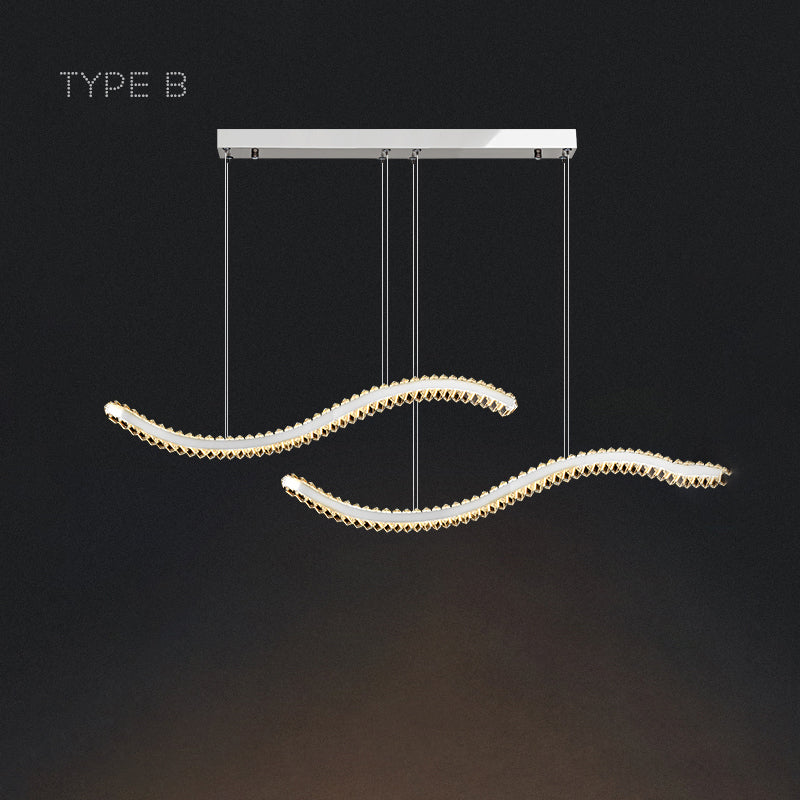 BERTOLDA W DUO Long lighting fixture