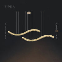 BERTOLDA W DUO Long lighting fixture