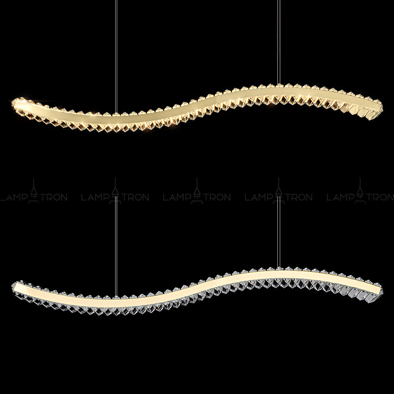 BERTOLDA W DUO Long lighting fixture