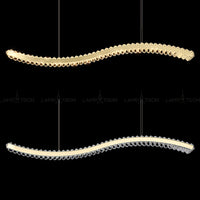 BERTOLDA W DUO Long lighting fixture