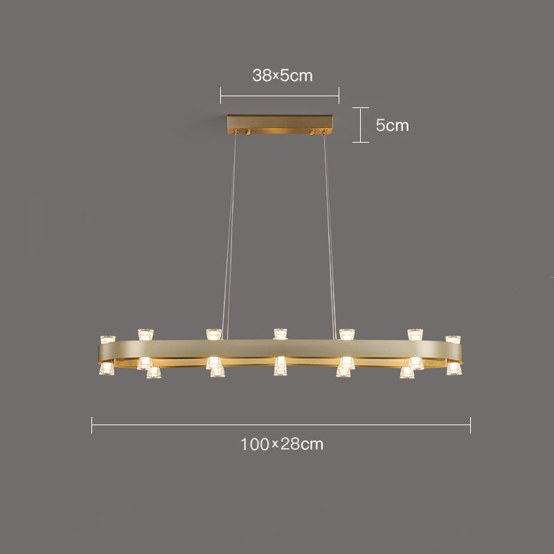 BRANDON L Long lighting fixture