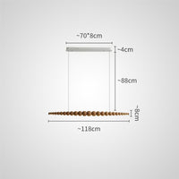 BROLLE Long lighting fixture