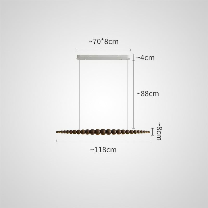 BROLLE Long lighting fixture