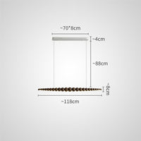 BROLLE Long lighting fixture