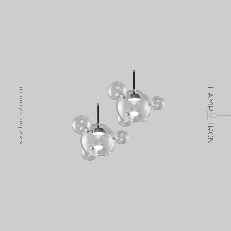 BUBBLE B BLACK LUX Pendant light