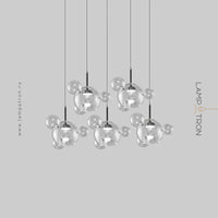 BUBBLE B BLACK LUX Pendant light