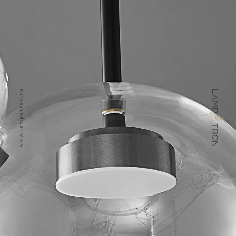 BUBBLE B BLACK LUX Pendant light