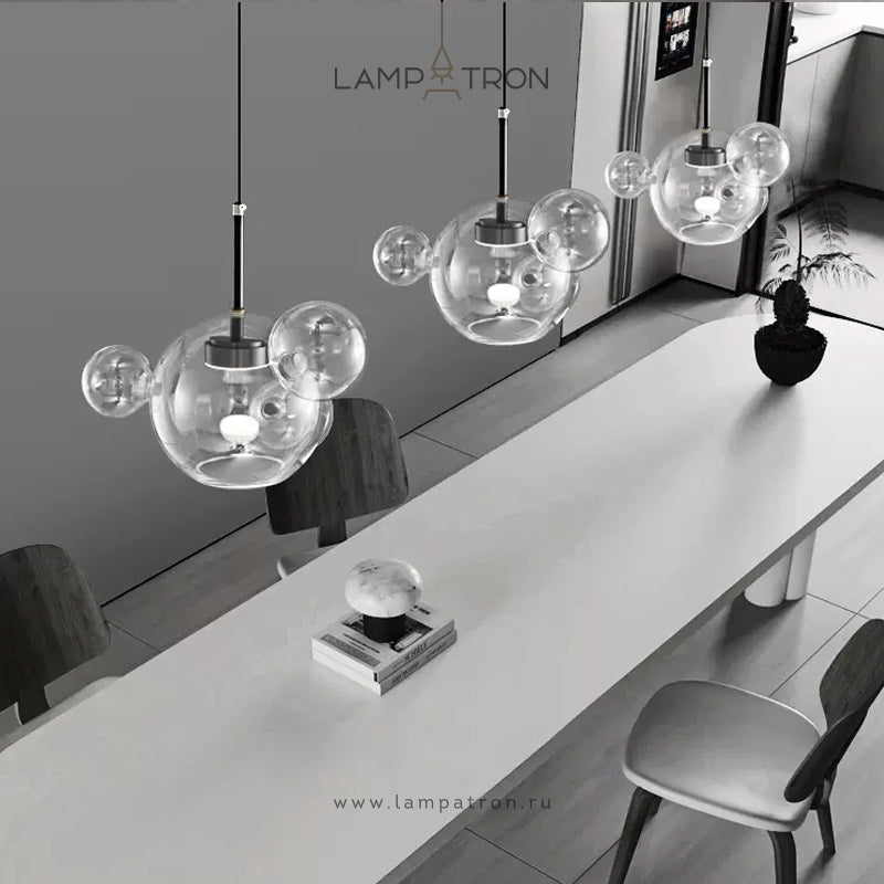 BUBBLE B BLACK LUX Pendant light