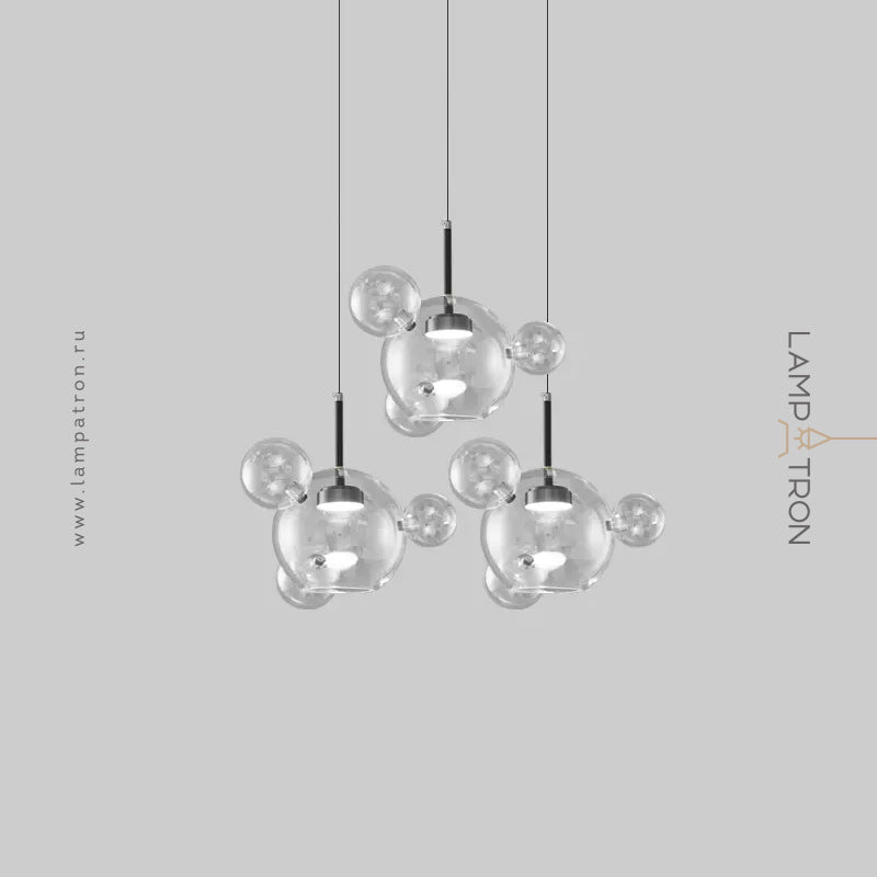 BUBBLE B BLACK LUX Pendant light