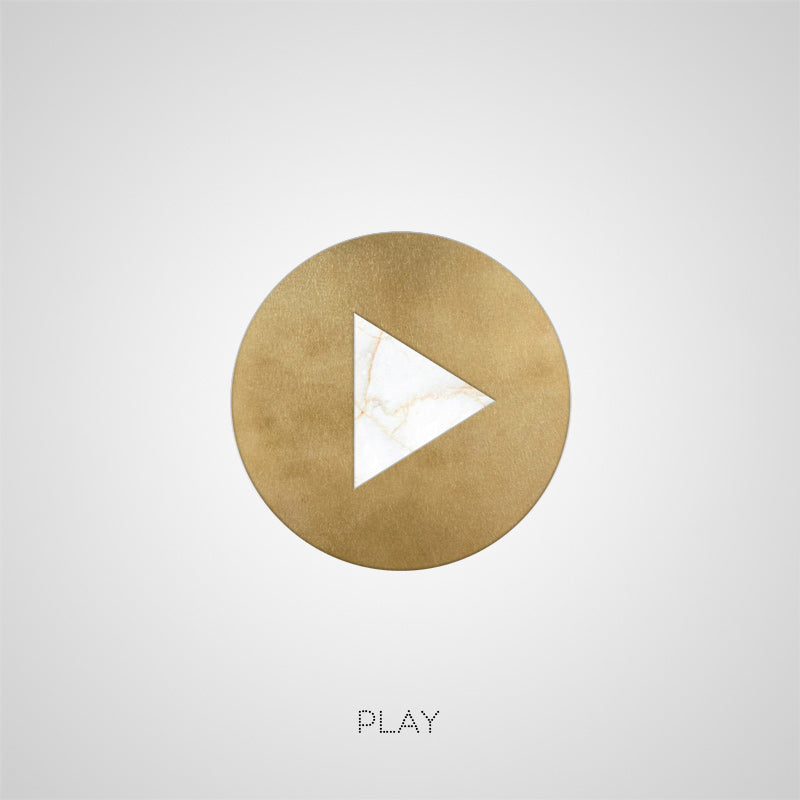 BUTTON PLAY Wall light fixture