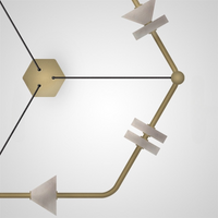 BUTTON PLAY R Chandelier