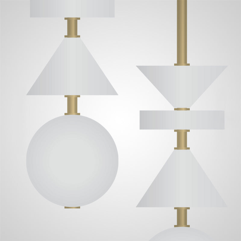 BUTTON PLAY TOP Pendant light