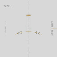 CAMILIA ARC Long lighting fixture