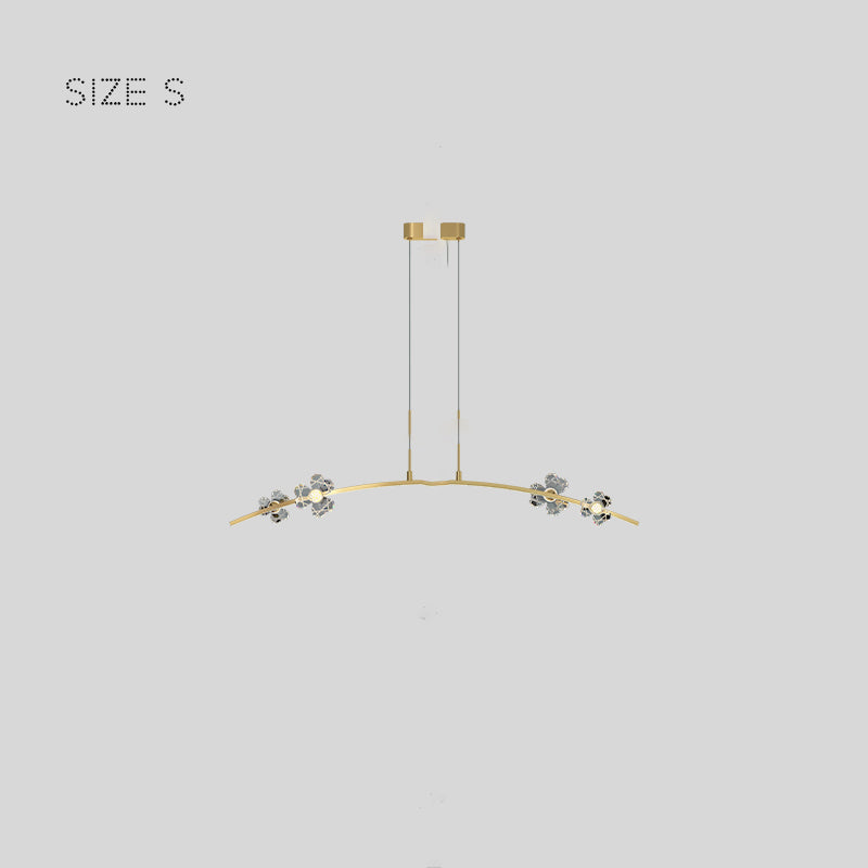 CAMILIA ARC Long lighting fixture