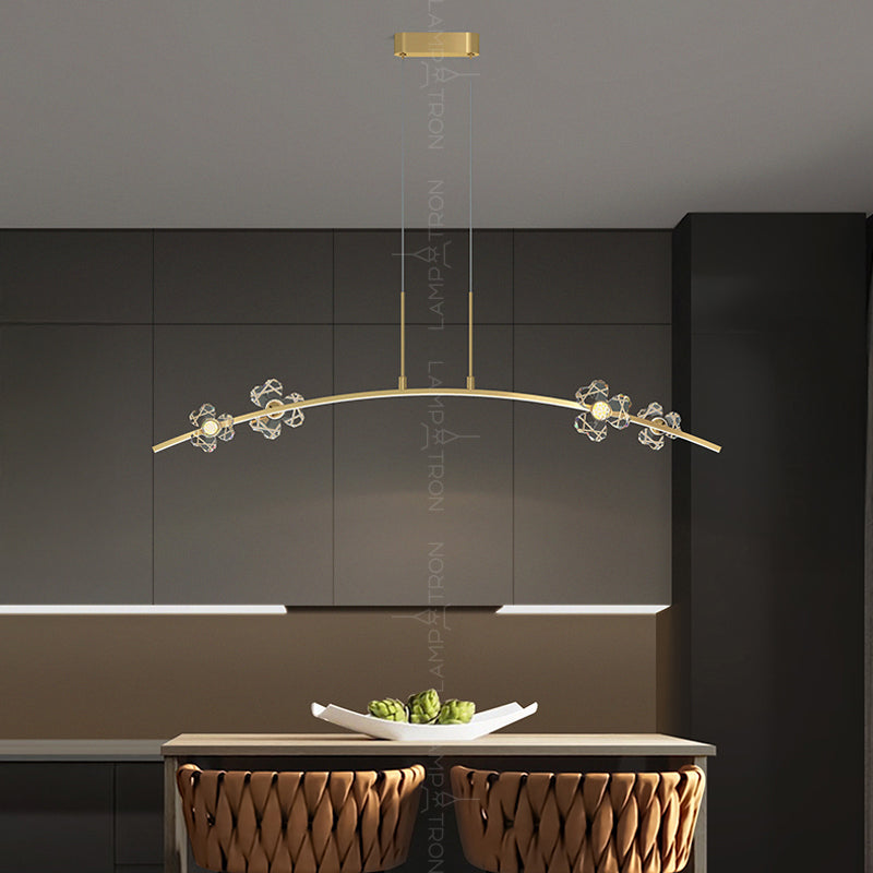 CAMILIA ARC Long lighting fixture