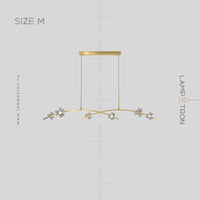 CAMILIA ARC Long lighting fixture