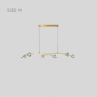 CAMILIA ARC Long lighting fixture