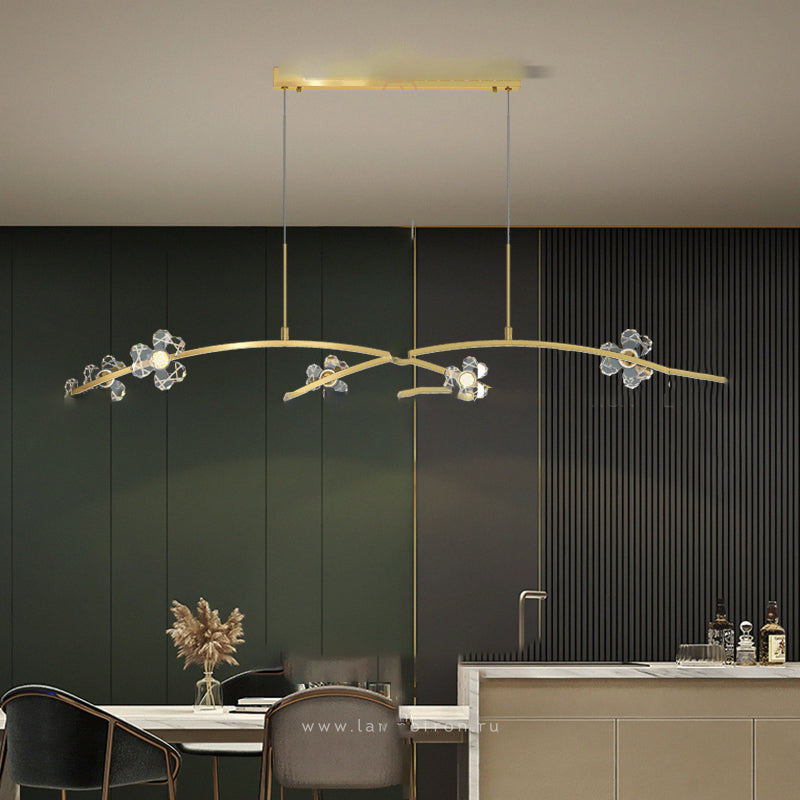 CAMILIA ARC Long lighting fixture