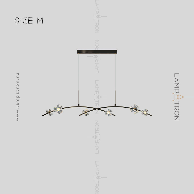 CAMILIA ARC Long lighting fixture