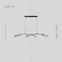 CAMILIA ARC Long lighting fixture