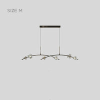 CAMILIA ARC Long lighting fixture