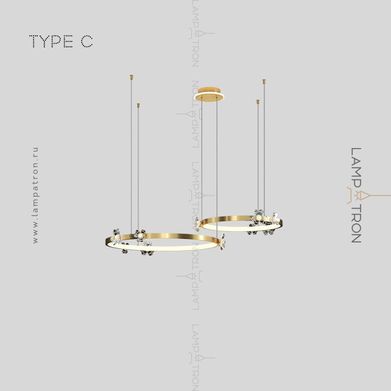 CAMILIA Ring lighting fixture