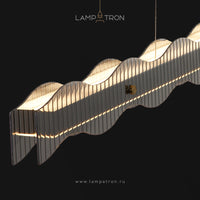 CHIFFA WAVE L Long lighting fixture