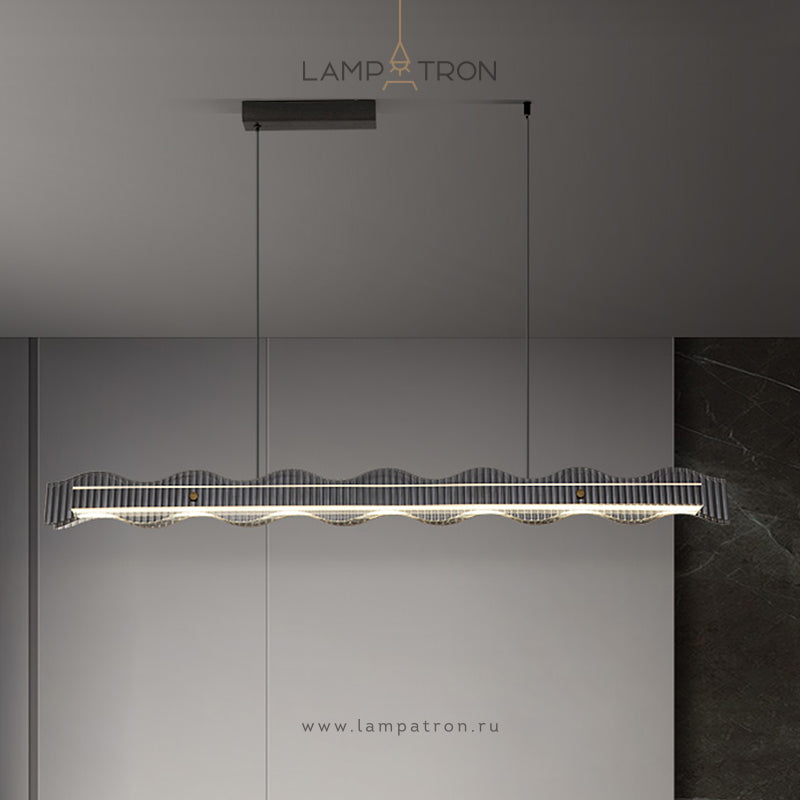 CHIFFA WAVE L Long lighting fixture