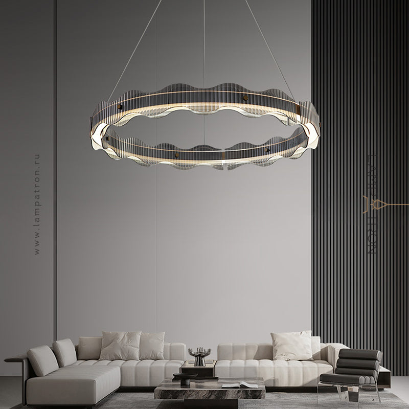 CHIFFA WAVE R Ring lighting fixture