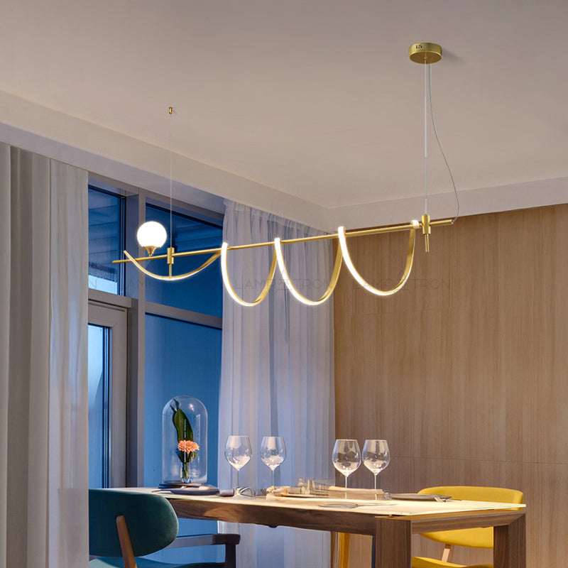 COURT Long lighting fixture