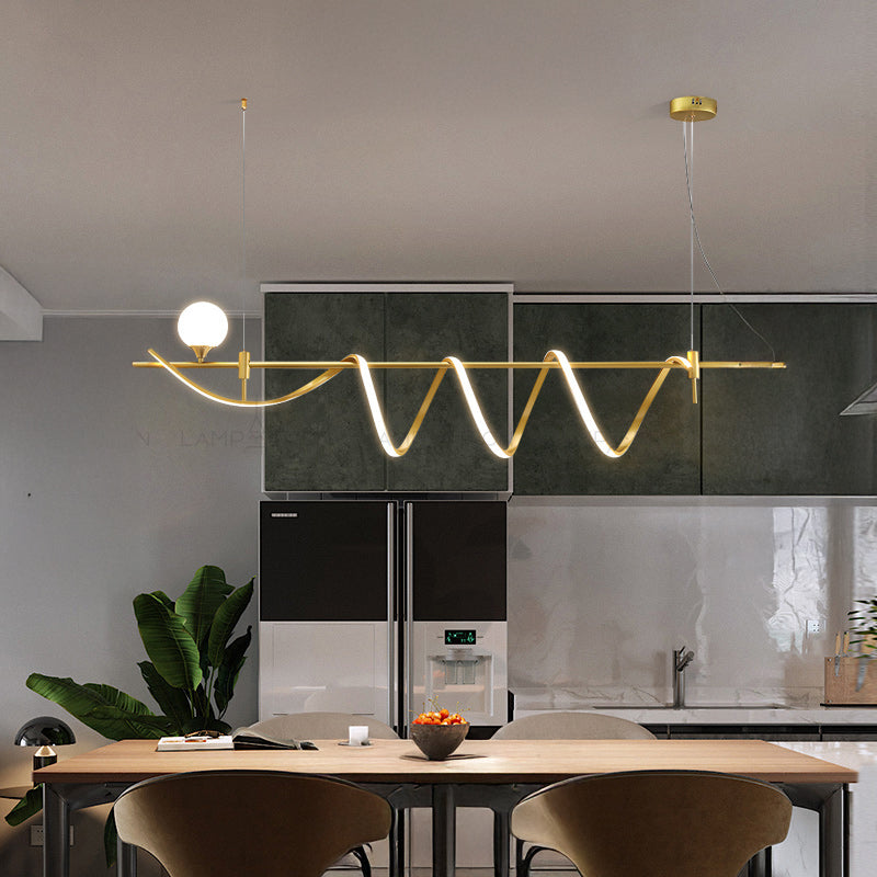 COURT Long lighting fixture