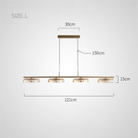 CRISPIN L Long lighting fixture