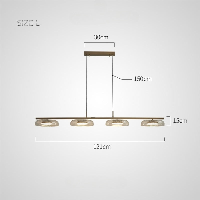 CRISPIN L Long lighting fixture