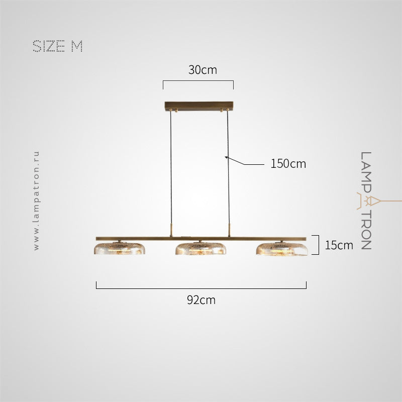 CRISPIN L Long lighting fixture
