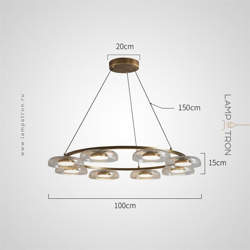 CRISPIN R Ring lighting fixture