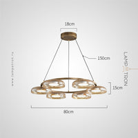 CRISPIN R Ring lighting fixture