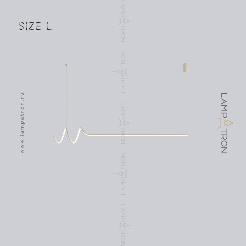 DAMARIS Long lighting fixture