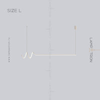 DAMARIS Long lighting fixture