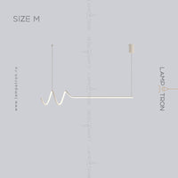 DAMARIS Long lighting fixture