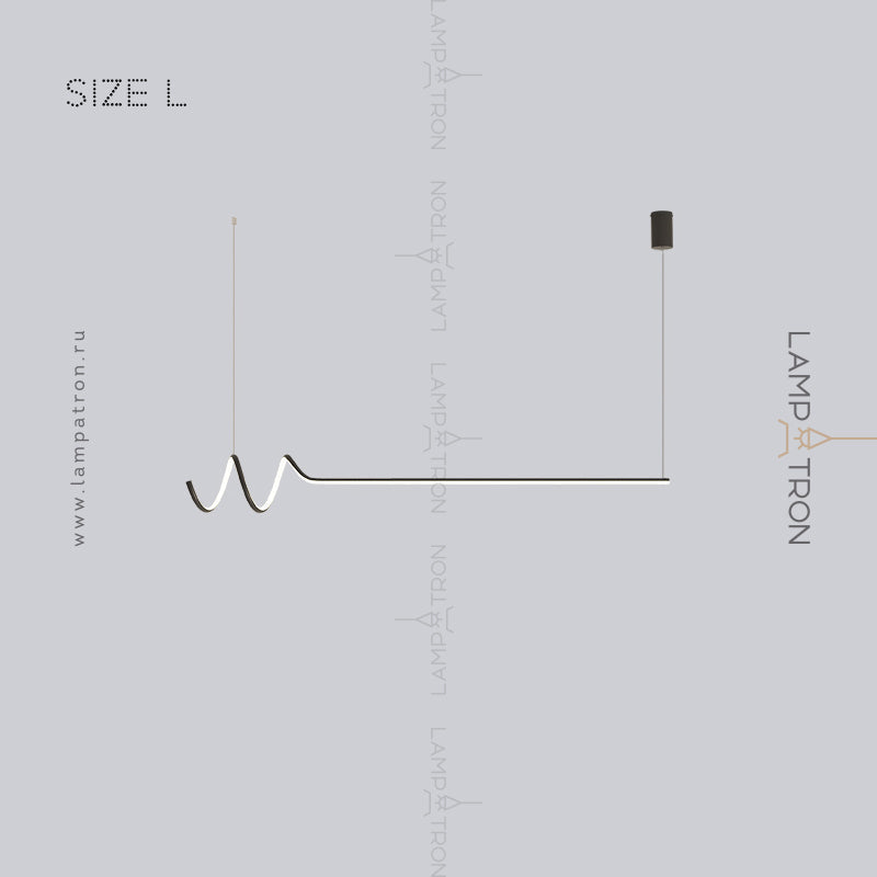 DAMARIS Long lighting fixture