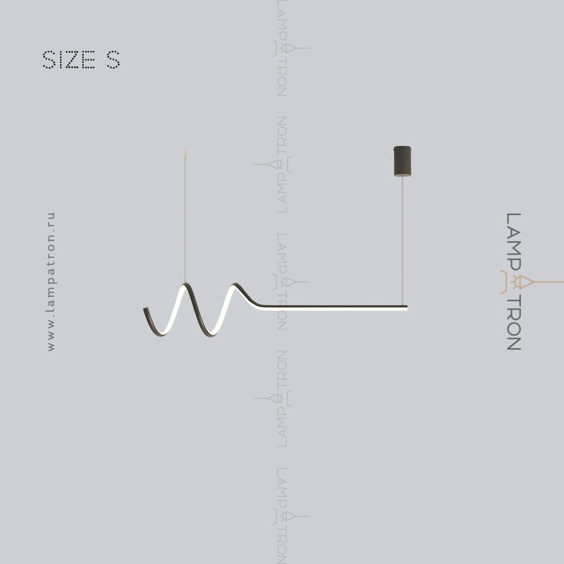 DAMARIS Long lighting fixture