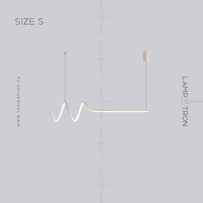 DAMARIS Long lighting fixture