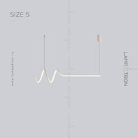 DAMARIS Long lighting fixture