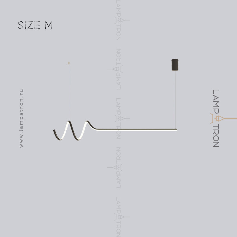 DAMARIS Long lighting fixture