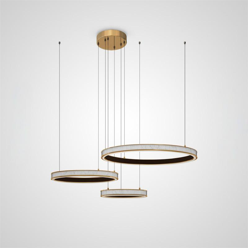 BENJAM Ring Chandeliers and Lighting Combo Size S+M+L
