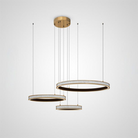 BENJAM Ring Chandeliers and Lighting Combo Size S+M+L